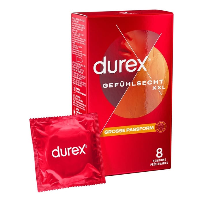 Durex Gefühlsecht XXL Kondome