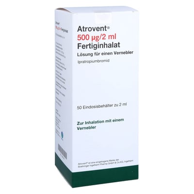 Atrovent 500 µg/2 ml Fertiginhalat