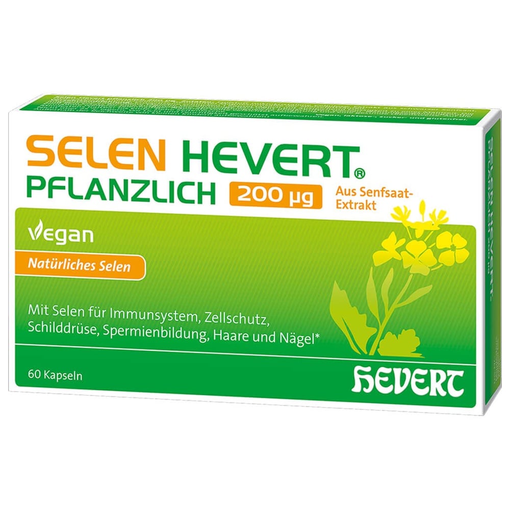 Selen Hevert pflanzlich 200 ug