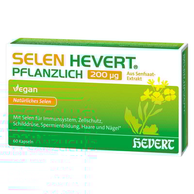 Selen Hevert pflanzlich 200 ug