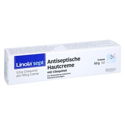 Linola sept Antiseptische Hautcreme mit Clioquinol