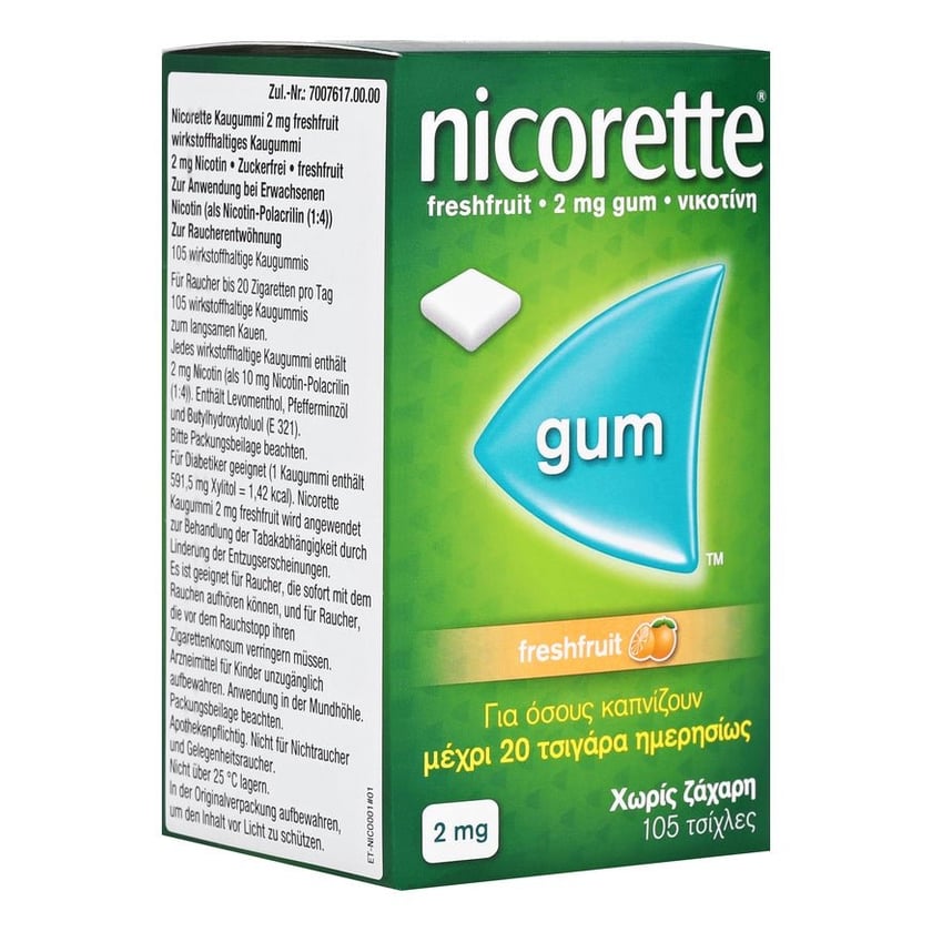 Nicorette 2 mg freshfruit Medicopharm