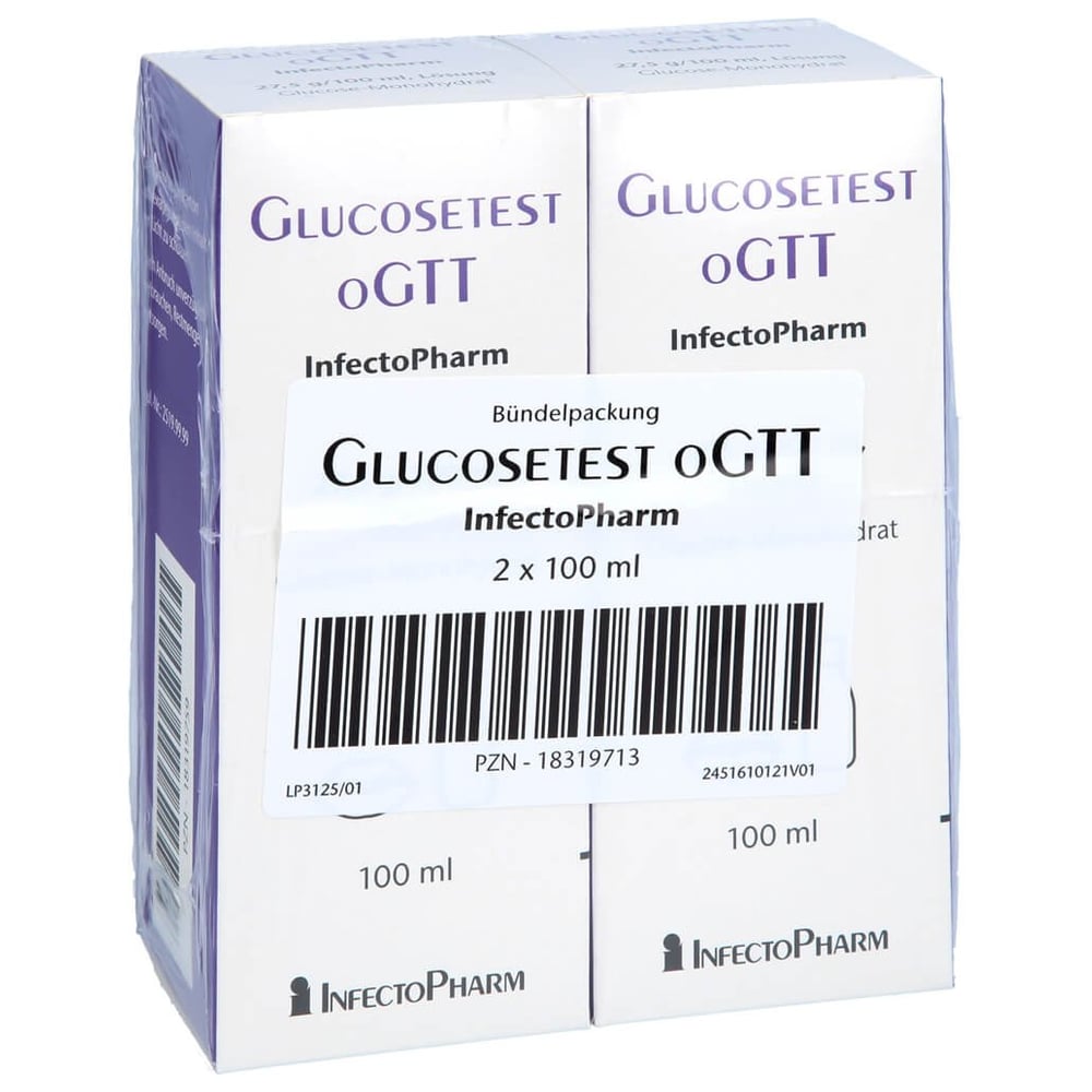 Glucosetest oGTT InfectoPharm 27.5 g/100 ml Lösung
