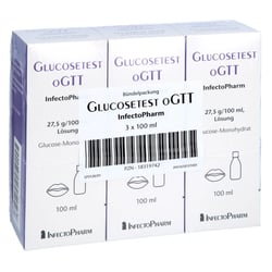 Glucosetest oGTT InfectoPharm 27.5 g/100 ml Lösung