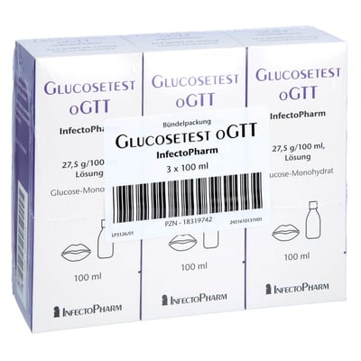 Glucosetest oGTT InfectoPharm 27.5 g/100 ml Lösung