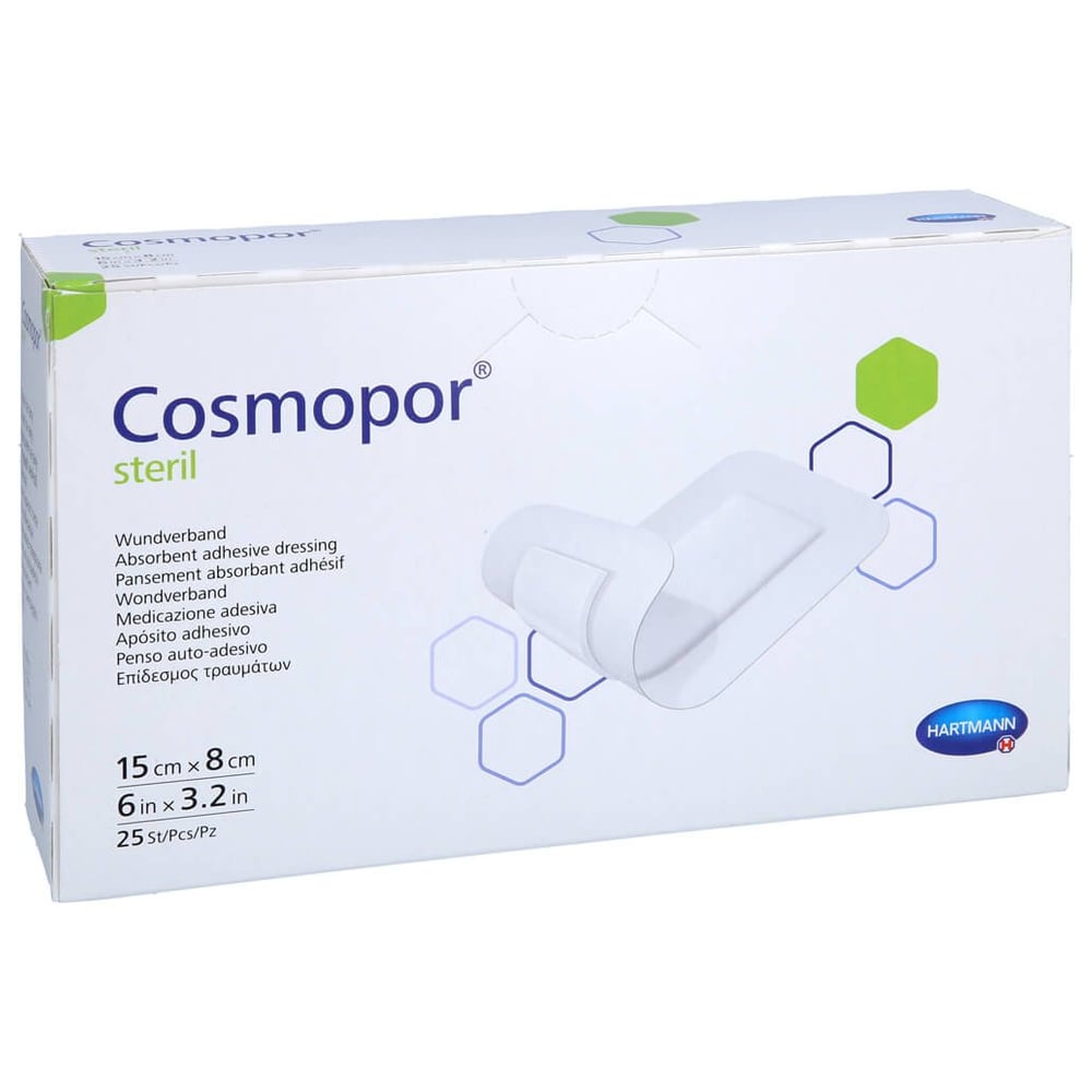 Cosmopor steril Wundverband 8x15 cm Docpharm