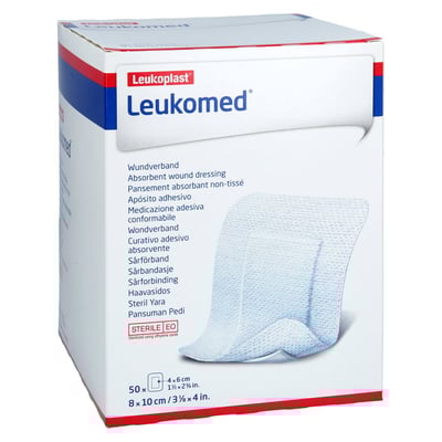 Leukomed sterile Pflaster 8x10 cm