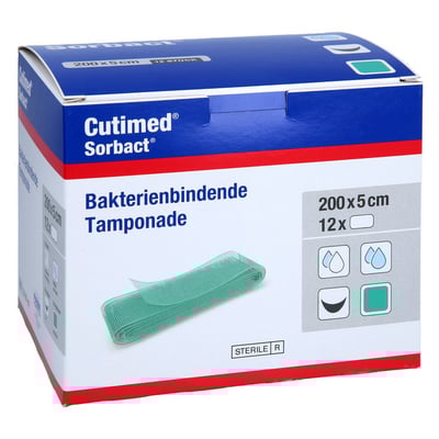 Cutimed Sorbact Tamponaden 5x200 cm B2B Medical