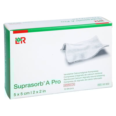 Suprasorb A Pro Calciumalginat Kompr.5x5 cm B2B Medical