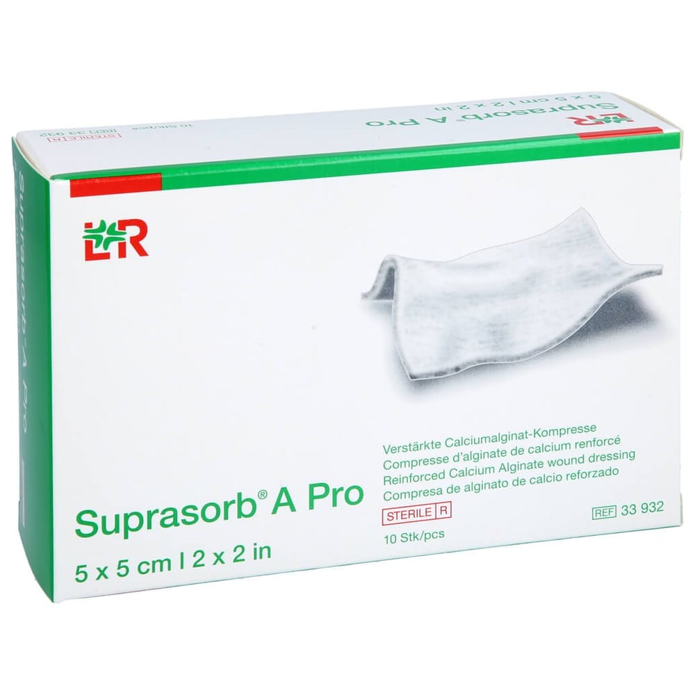 Suprasorb A Pro Calciumalginat Kompr.5x5 cm