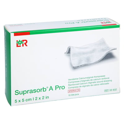 Suprasorb A Pro Calciumalginat Kompresse 5x5 cm B2B Medical Produktbild 1