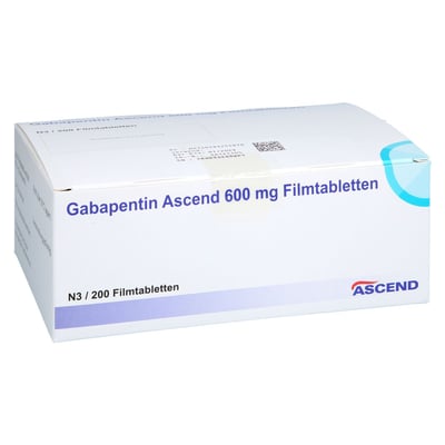 Gabapentin Ascend 600 mg Produktbild 1
