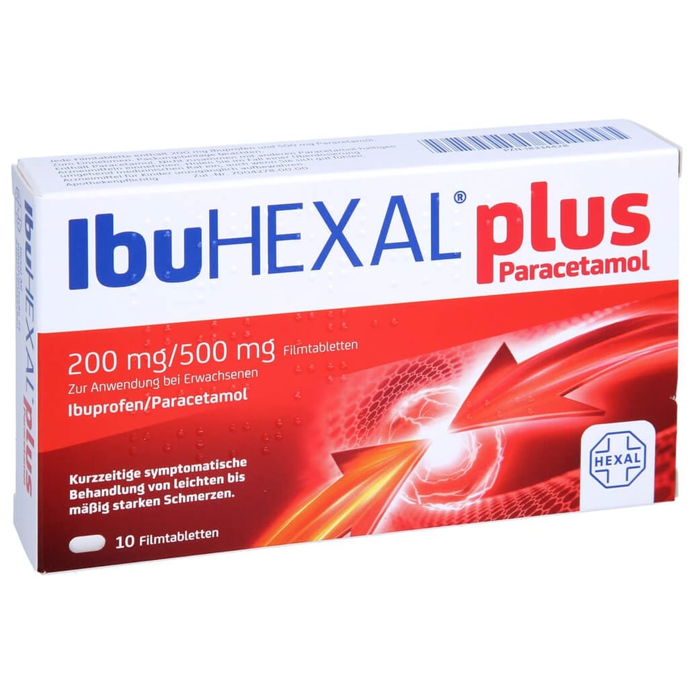 IbuHEXAL plus Paracetamol 200 mg/500 mg