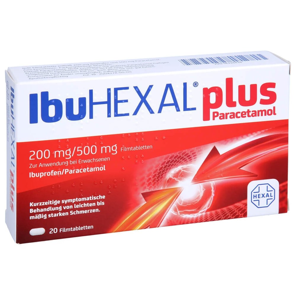 IbuHEXAL plus Paracetamol 200 mg/500 mg