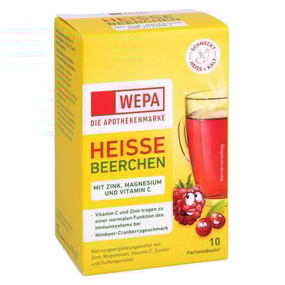 Wepa heiße Beerchen+Vit.C+Zink+Magnesium Pulver