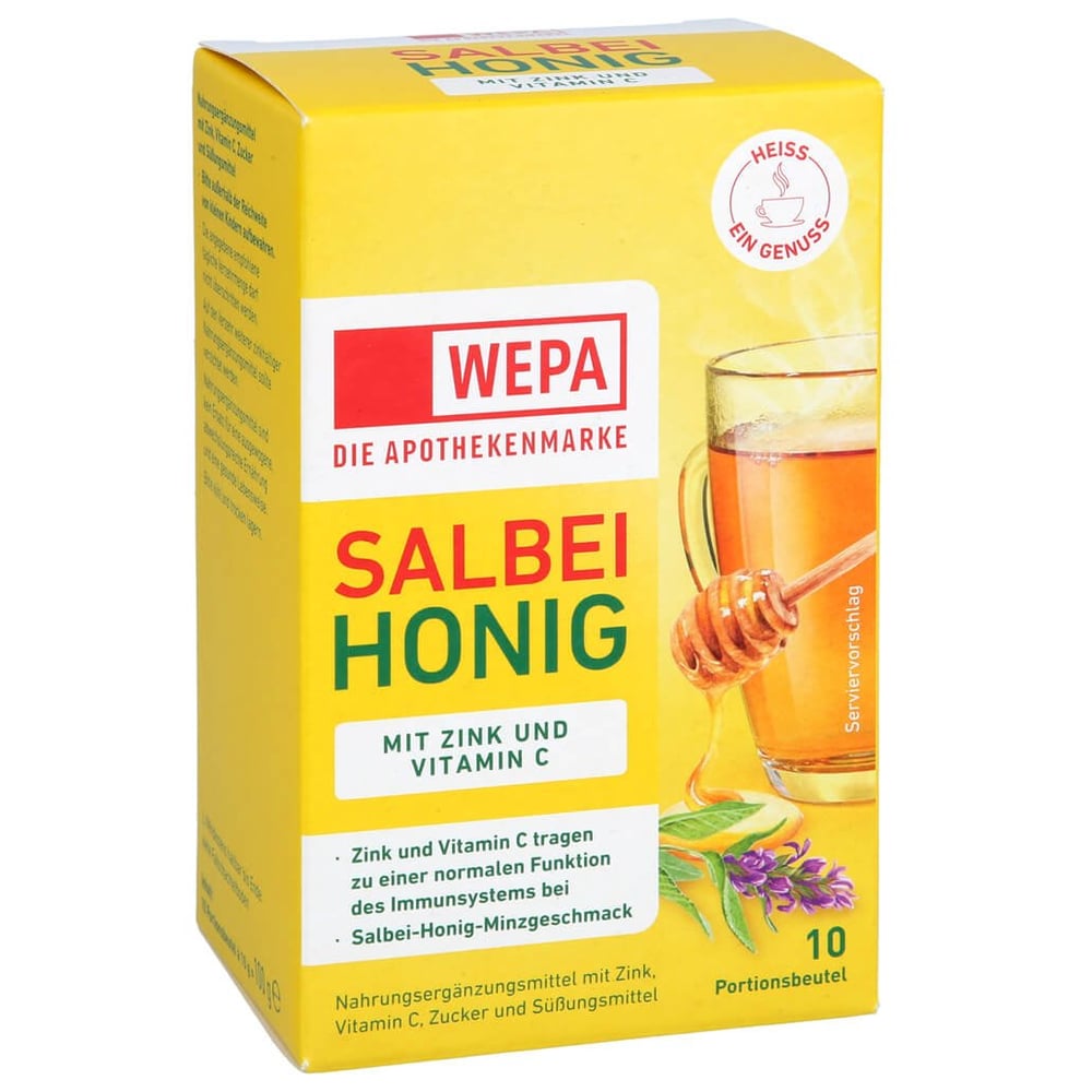 Wepa Salbei+Honig+Vitamin C+Zink Pulver
