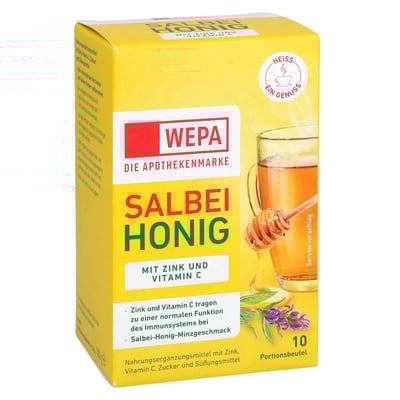 Wepa Salbei+Honig+Vitamin C+Zink Pulver