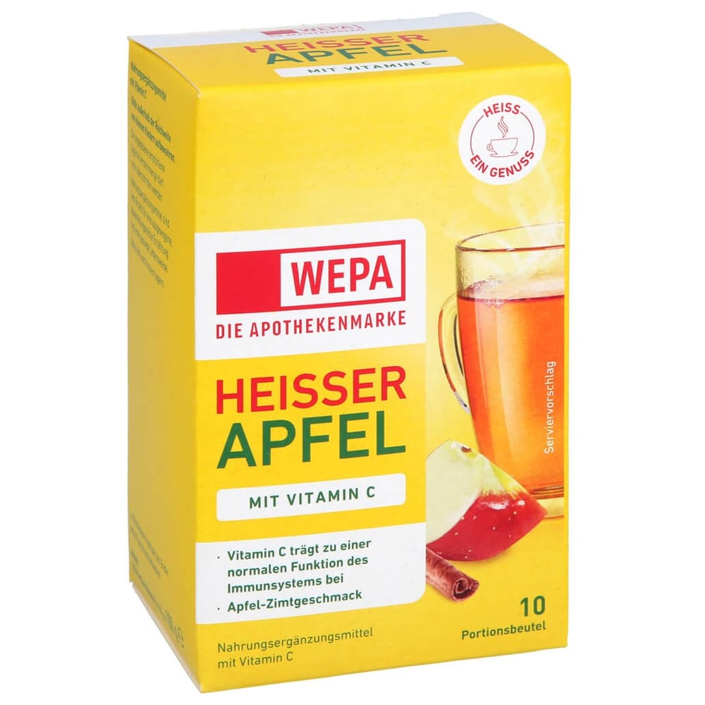 Wepa heißer Apfel+Vitamin C Pulver