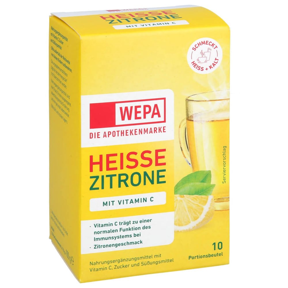 Wepa heiße Zitrone+Vitamin C Pulver
