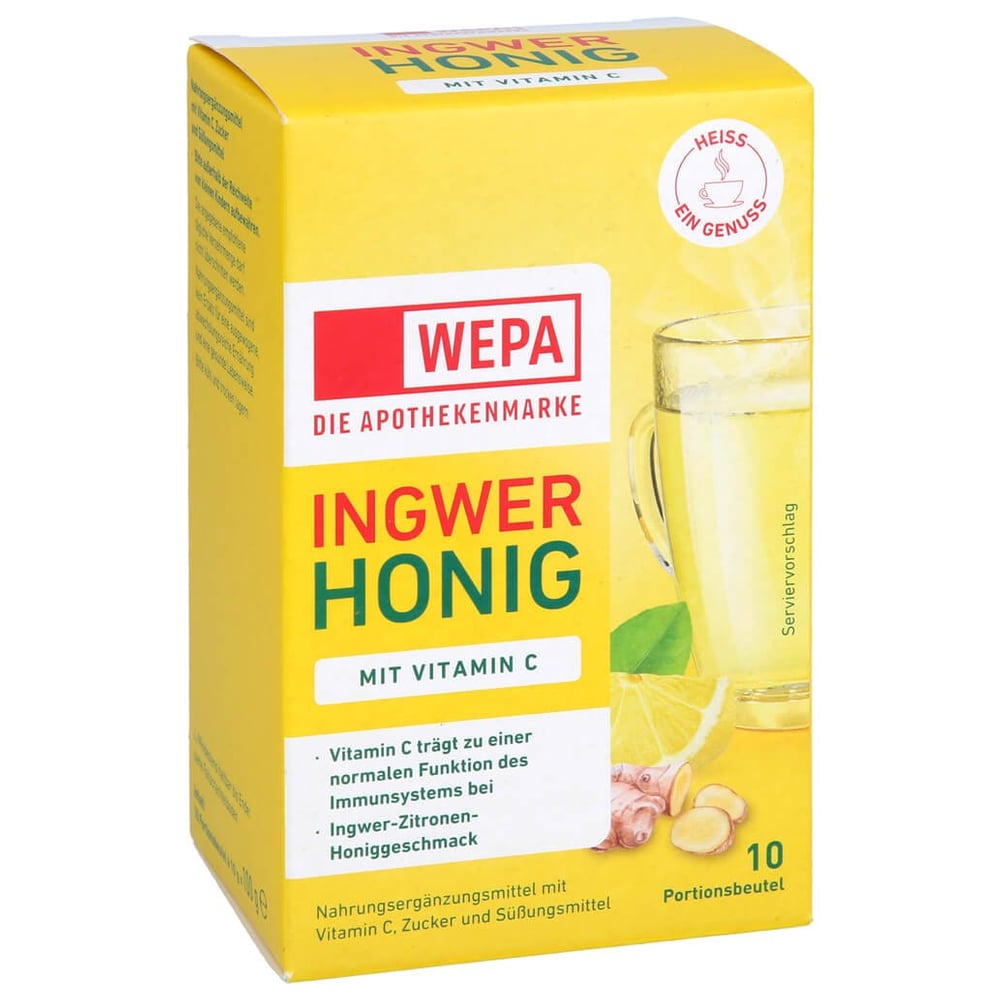 Wepa Ingwer+Honig+Vitamin C Pulver