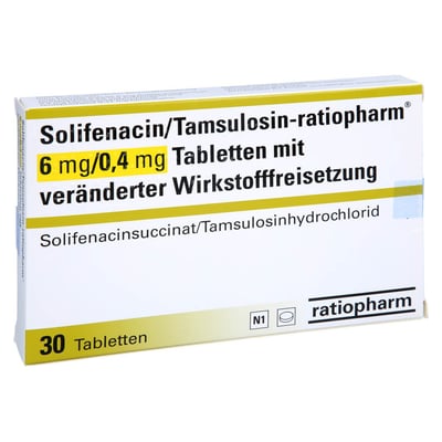 SOLIFENACIN/Tamsulosin-ratiopharm 6 mg/0,4 mg TVW