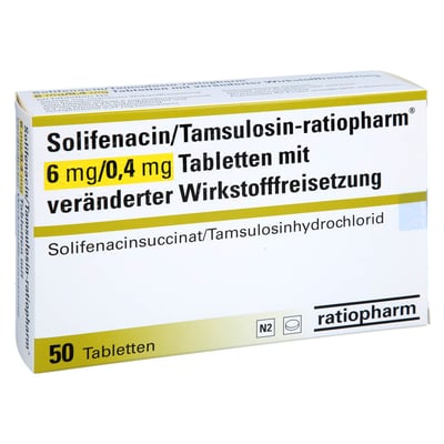 SOLIFENACIN/Tamsulosin-ratiopharm 6 mg/0,4 mg TVW