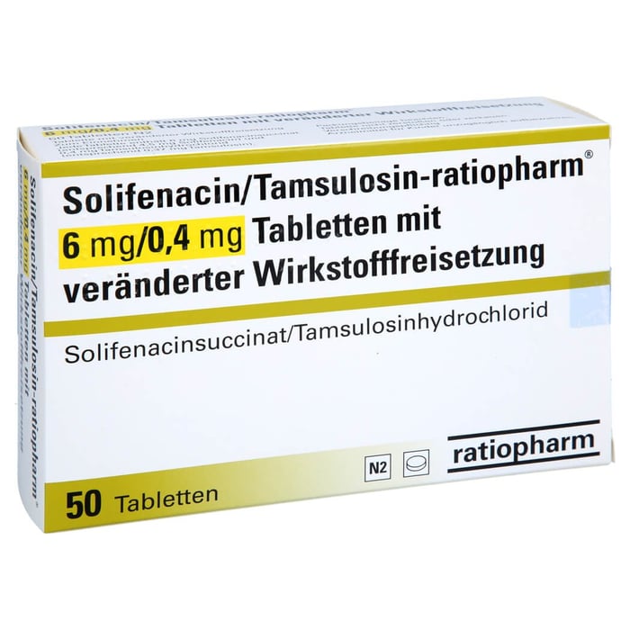 SOLIFENACIN/Tamsulosin-ratiopharm 6 mg/0,4 mg TVW
