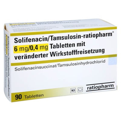SOLIFENACIN/Tamsulosin-ratiopharm 6 mg/0,4 mg TVW