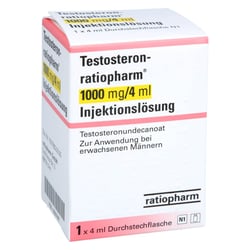 Testosteron-ratiopharm 1000 mg/4 ml Injektionslösung