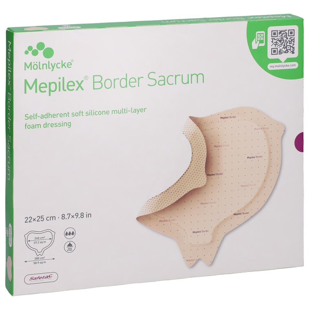 Mepilex Border Sacrum Schaumverb.22x25 cm steril Kohlpharma