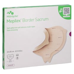 Mepilex Border Sacrum Schaumverband 22x25 cm steril Kohlpharma