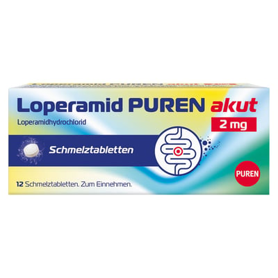 Loperamid PUREN akut 2 mg