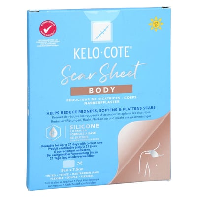KELO-COTE Silikon-Narbenpflaster Körper