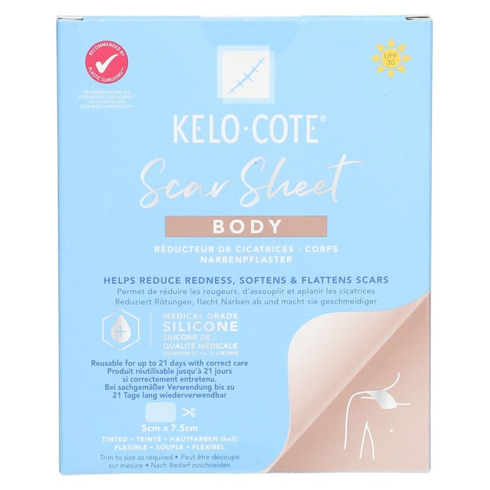 KELO-COTE Silikon-Narbenpflaster Körper