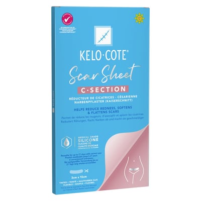 KELO-COTE Silikon-Narbenpflaster Kaiserschnitt