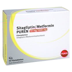 Sitagliptin/Metformin PUREN 50 mg/1000 mg