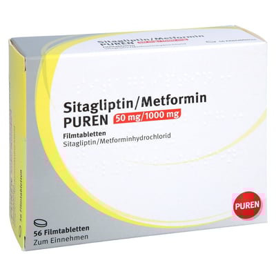 Sitagliptin/Metformin PUREN 50 mg/1000 mg