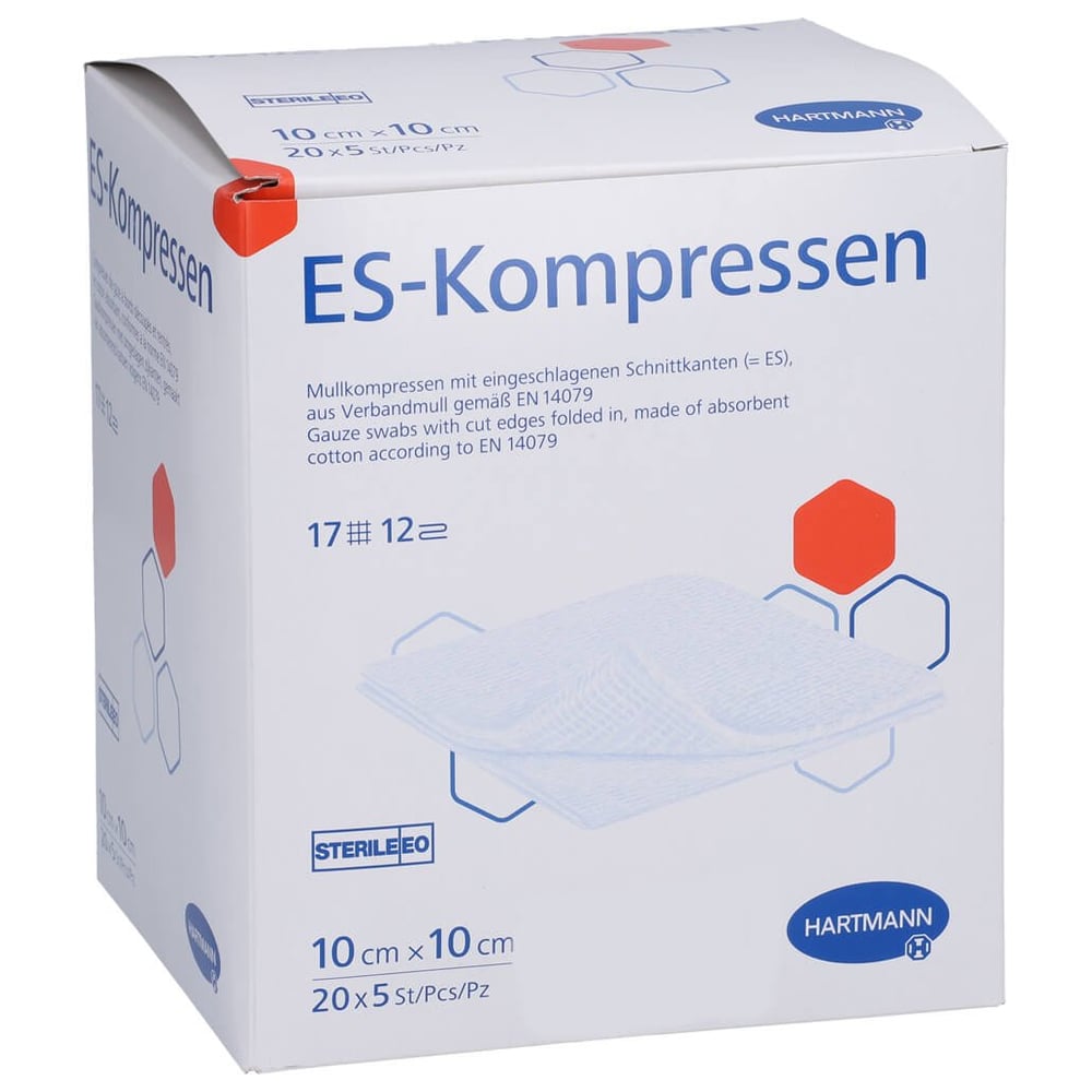 ES-Kompressen steril 10x10 cm 12fach Großpackung