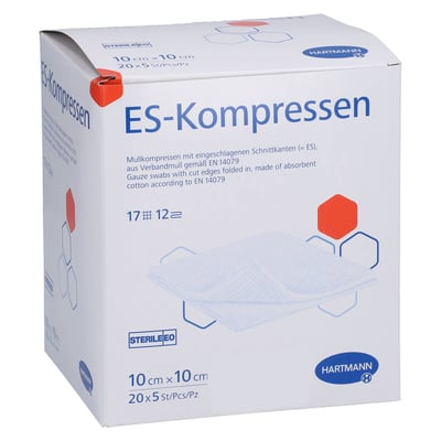 ES-Kompressen steril 10x10 cm 12fach Großpackung