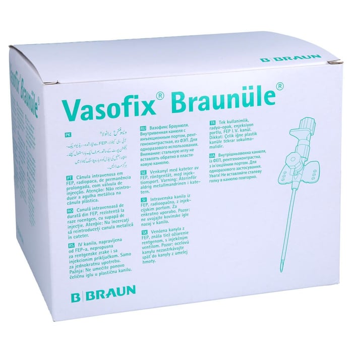 Vasofix Braun le 20 G 33 mm rosa