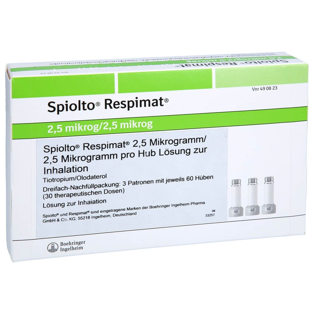 Spiolto Respimat 2.5 ug/2.5 ug Hub Nachfüllpackung
