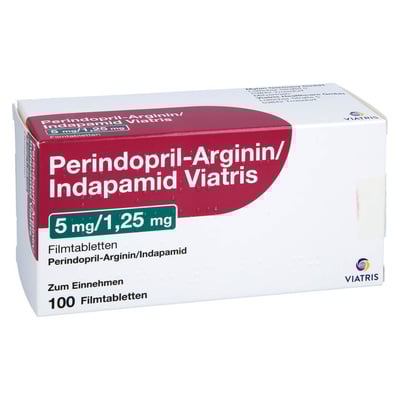 Perindopril-Arginin/Indapamid Viatris 5 mg/1,25 mg