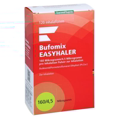 Bufomix Easyhaler 160/4,5 Mikrogramm/Dosis