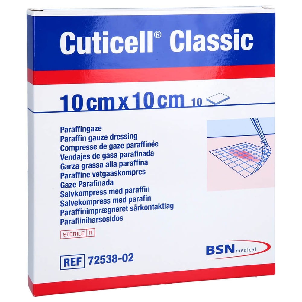 Cuticell Classic Wundgaze 10x10 cm