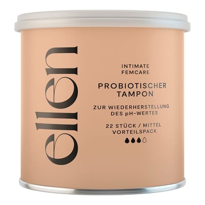 Ellen probiotischer Tampon mittel Eco