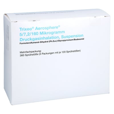Trixeo Aerosphere 5/7.2/160ug Druckgasinh.120ED