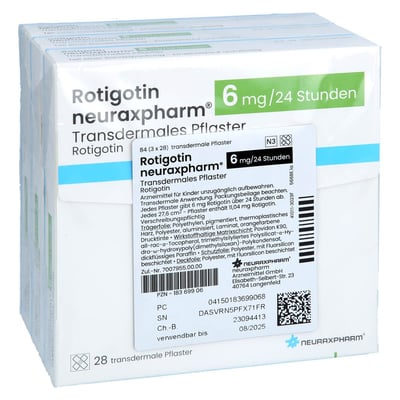 Rotigotin neuraxpharm 6 mg/24h