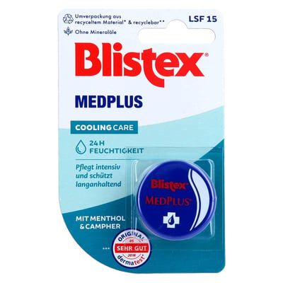 Blistex MedPlus Creme ohne Mineralöl Tiegel Produktbild 1
