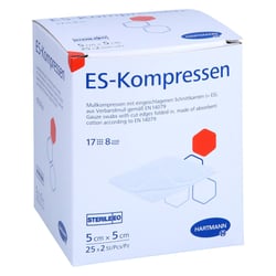 ES-Kompressen steril 5x5 cm 8fach Docpharm