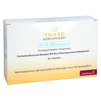 Trixeo Aerosphere 5/7.2/160ug Druckgasinh.120ED